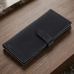 Стильне матове чоловіче портмоне Grande Pelle 11560 чорний