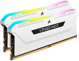 Оперативна пам'ять Corsair 32GB (2x16GB) DDR4 3600MHz Vengeance RGB Pro SL White (CMH32GX4M2D3600C18W)