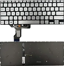Клавіатура для ноутбука Asus X420 Y406 A420 R420 F420 S420 P1411FA Прямий Enter підсвічування Original PRC (0KNB0-2610RU00)
