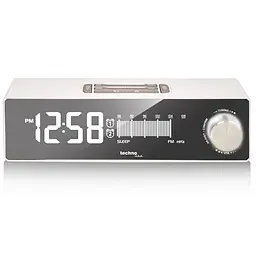 Годинник настільний з радіо Technoline WT483 White/Silver (WT483), Білий - мініатюра 2