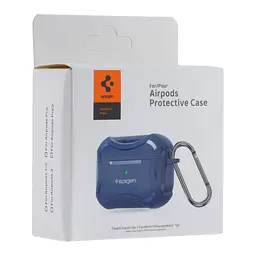 Футляр із карабіном Spigen DuraPro Flex Airpods 1/ Airpods 2 Blue (35267_3345633) - мініатюра 2