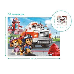 Дитячий пазл "Paw Patrol Fire Rescue" DoDo Toys 200641, 30 елементів - мініатюра 5