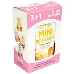 Набір вологих кормів для собак Brit Care Mini мікс 3+1, 340 г (4x85 г) - мініатюра 2