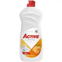 Гель для миття посуду Active апельсин 500 мл