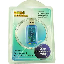 Звукова плата Atcom USB-sound card (5.1) 3D sound (Windows 7 ready) (7807) - мініатюра 4