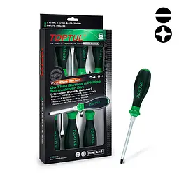Комплект ударних викруток із шестигранником 6 од. PRO-PLUS SERIES Toptul hoz0007674