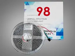 Адресна LED стрічка 24В, 126 діодів на метр, 8мм, блакитна - мініатюра 2