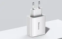Швидкий блок зарядний Baseus Compact Quick Charger 2U+C 30 W CCXJ-E02 - мініатюра 6