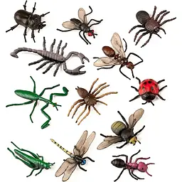 Набір фігурок комах Miniland Insects, 12 шт. (27480)
