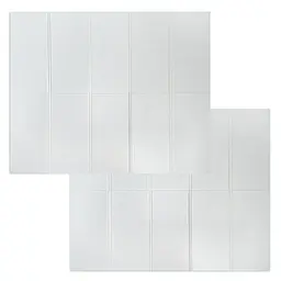 Дитячий складний термокилимок Sticker Wall однотонний 2000х1500х10мм Білий 296 SW-00001188 - мініатюра 2