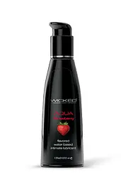 Їстівний лубрикант зі смаком полуниці Wicked Aqua 120 ml
