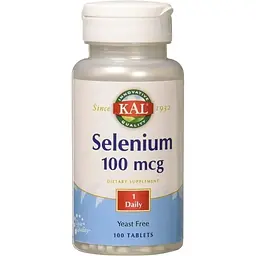Амінокислота Selenium 100 mcg, 100 таблеток KAL vit0004008 - мініатюра 2