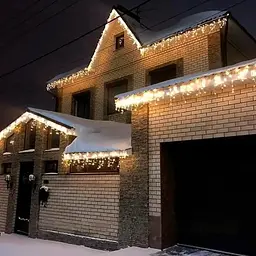 Гірлянда-бахрома Сіті XPRO 200 LED, 5 м, теплий білий світло (23457489602_735) - мініатюра 2