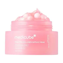 Капсульний крем з колагеном і полінуклеотидами Medicube PDRN Pink Collagen Capsule Cream 55 мл - мініатюра 2