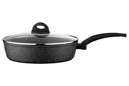 Сковорода Ardesto глибока з кришкою Gemini Gourmet Viareggio 28см алюміній чорний kuh0014385 - мініатюра 5