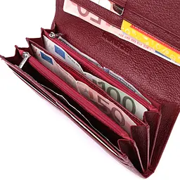 Оригінальний жіночий гаманець з натуральної шкіри ST Leather 18,5х9х3 см acs0029639 - мініатюра 6