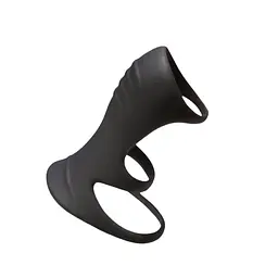 Насадка на пеніс Fetish Provoke ProStimulate N06, 8,7 см (чорний)