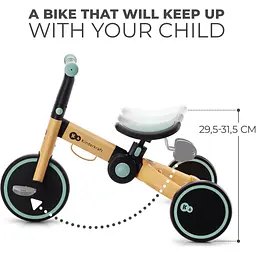 Триколісний велосипед 3 в 1 Kinderkraft 4Trike Sunflower Blue жовтий KR4TRI22BLU0000 (00-00305178) - мініатюра 15
