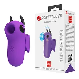 Вакуумний стимулятор клітора Pretty Love Magic Devil фіолетовий - мініатюра 2