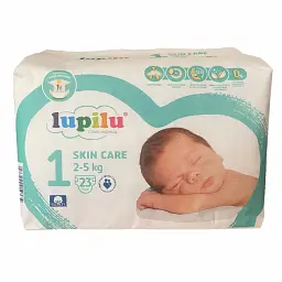 Підгузки Lupilu Skin Care Newborn 1 (2-5 кг), 23 шт