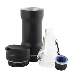 Термокухоль Kamille KM-2061 320 мл чорний - мініатюра 2