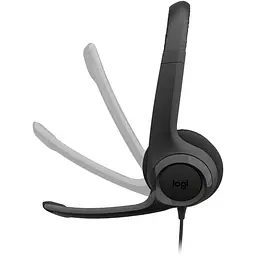 Гарнітура Logitech H390 USB-C Midnight Black (981-001576) - мініатюра 2
