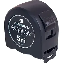 Рулетка вимірювальна Demass Aluminium 5 м (ME 5025) - мініатюра 3