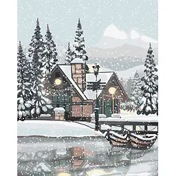 Картина за номерами Ideyka Сніжна тиша ©akvamarinel_art KHO2873 40х50 см