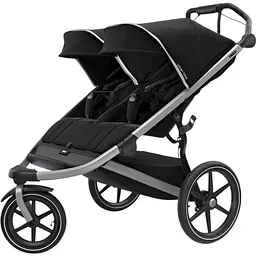 Дитяча коляска Thule Urban Glide2 Double Black з люлькою (TH 10101951-20110748) - мініатюра 2