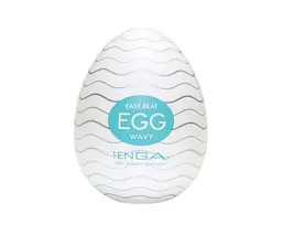 Мужской мастурбатор Tenga EGG Wavy яйцо + лубрикант 5 мл и мешочек
