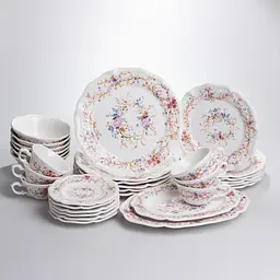 Столовий фарфоровий сервіз Vintage 32 предмети на 6 персон Yiwu ALS-32PCS