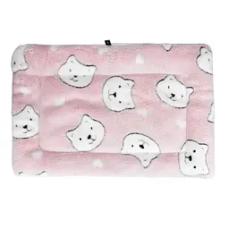 Плед для тварин Soft Pet Bed Cushion 70х90 см Pink Bear - мініатюра 1
