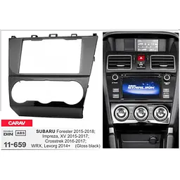 Перехідна рамка Subaru Forester, Impreza, Levorg, WRX, Crosstrek, XV Carav 11-659 - мініатюра 4