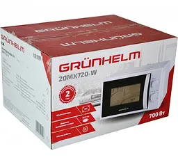 Мікрохвильова піч Grunhelm 20MX720-W біла 20 л (101559) - мініатюра 6