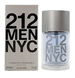 Оригінал Carolina Herrera 212 Men 30 мл Туалетна вода - мініатюра 2