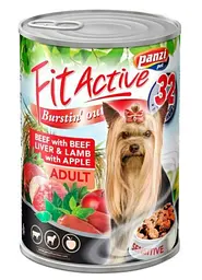 Влажный корм для собак Panzi FitActive мясо и печень говядины с ягненком 1.24 кг