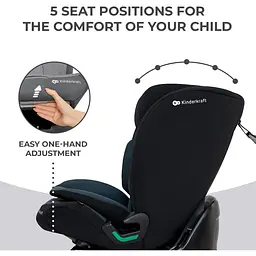 Автокрісло Kinderkraft Oneto3 i-Size Graphite Black чорне (00-00305212) - мініатюра 10