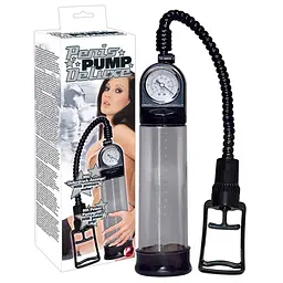 Вакуумна помпа для пеніса You2Toys Penis Pump Deluxe 30 см чорний - мініатюра 3