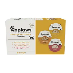 Набір консервів для котів Applaws Multipack Chicken Selection Pots 8 х 60 г