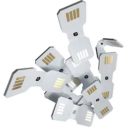 Гнучкі роз'єми для підключення додаткових панелей Nanoleaf Light Panels Flex Linkers 9шт (NC04-0010) [87862] - мініатюра 2