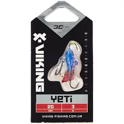 Балансир Viking Fishing Yeti Ice Jig 20mm 3.0g #9 Strange Perch - мініатюра 2