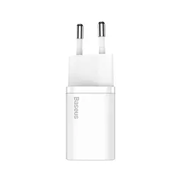 Зарядний пристрій Baseus Super Si швидке заряджання 1xUSB-C білий (CCSP020102) - мініатюра 3
