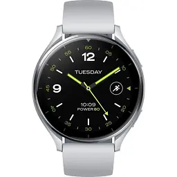 Смарт-годинник Xiaomi Watch 2 Silver Case with Gray TPU Strap (BHR8034GL) (Global Version)