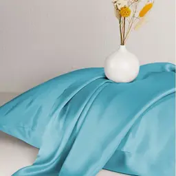 Простирадло MirSon Satin Light Pro 10-008 Blue 110х160 см (2200010172447) - мініатюра 4