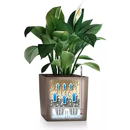 Вазон Lechuza Cube Premium 50/50/50 білий (16560) - мініатюра 4
