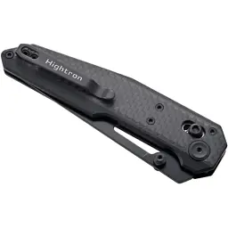 Ніж Hightron Sharplyn, 14C28N, G10 + CF, чорний, чорний клинок (HK01BLK) - мініатюра 6