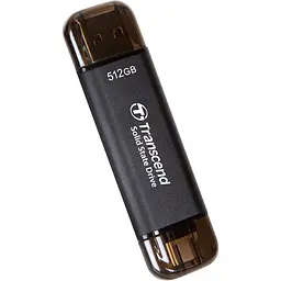 Зовнішній SSD накопичувач Transcend ESD310C 512GB Black (TS512GESD310C) [131750] - мініатюра 3
