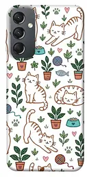 TPU чохол Demsky Cats pattern для Samsung Galaxy A24 4G
