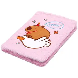 Блокнот А5 ZiBi Capybara 7 Kids Line плюшевий клітинка 80 аркушів (ZB.700021) - мініатюра 6