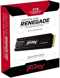 Накопичувач SSD Kingston M.2 2TB PCIe 4.0 Fury Renegade + радіатор teh0014747 - мініатюра 3